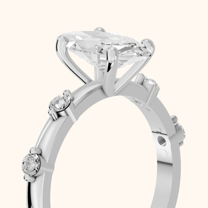 Elena Radiance Solitaire Marquise Diamond Engagement Ring in White Gold - slant-view.webp