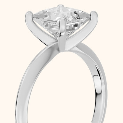 Wren Solitaire Princess Diamond Ring in White Gold - slant-view.webp