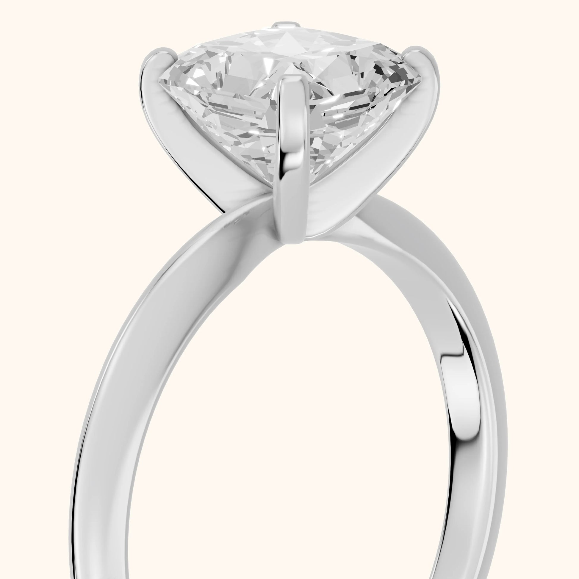 Wren Solitaire Radiant Diamond Ring in White Gold - slant-view.webp