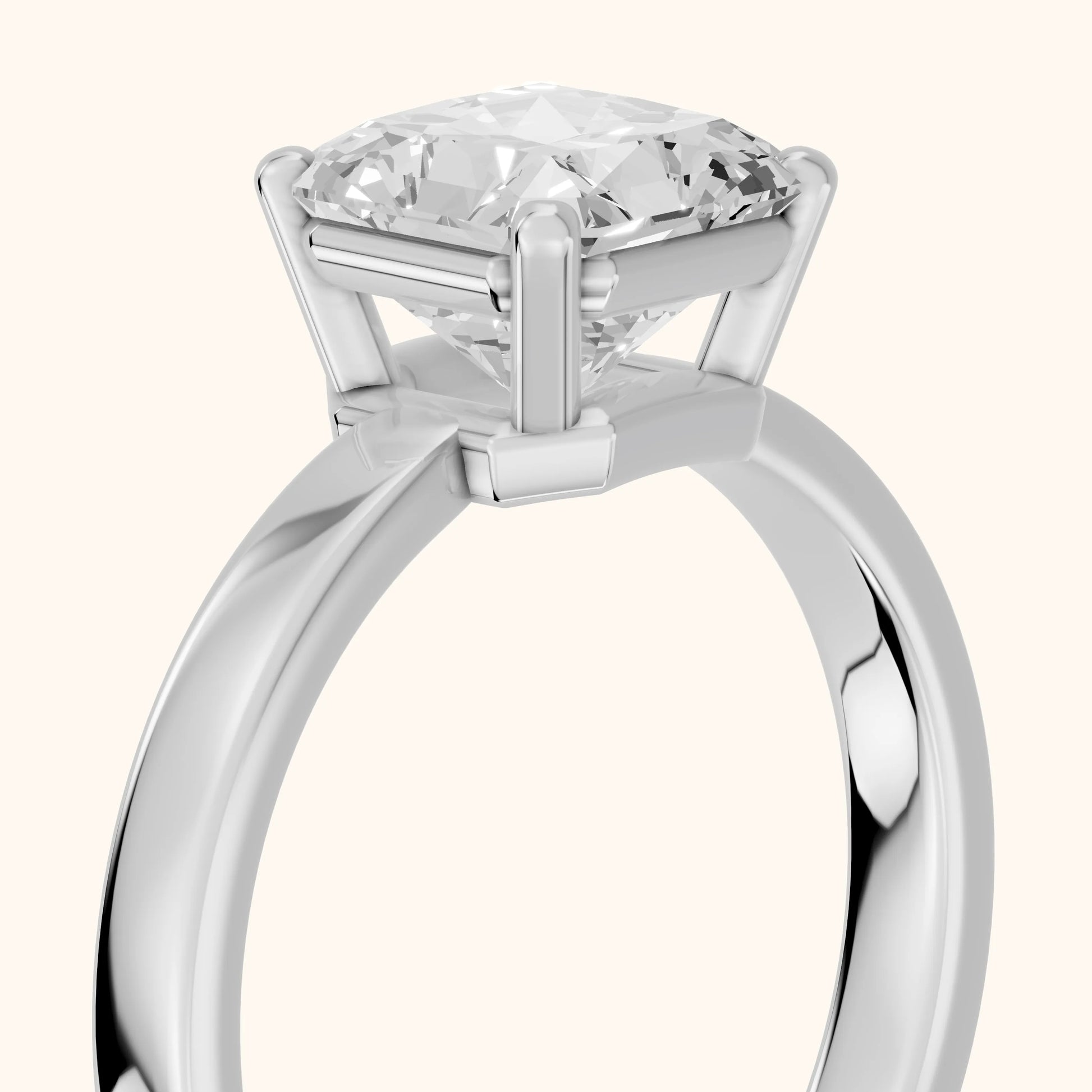 Delia Solitaire Radiant Diamond Engagement Ring in Platinum - slant-view.webp