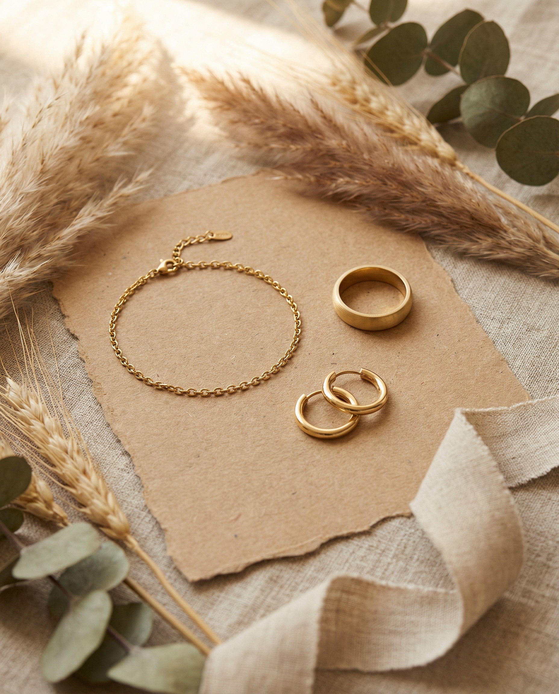 Recycled gold jewelry
