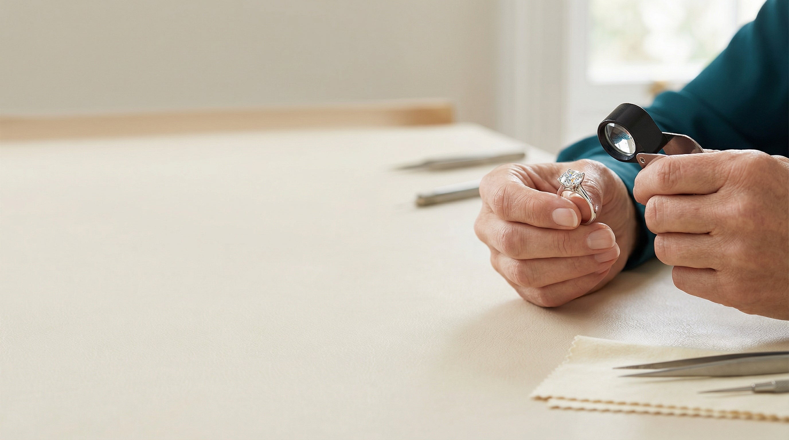 Beyond Carat lifetime jewelry warranty - free resizing, repairs, and professional cleaning